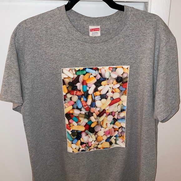 Supreme Other - Supreme t shirt pills t shirt size medium fall 2020
